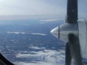 Flying over the Cairngorms