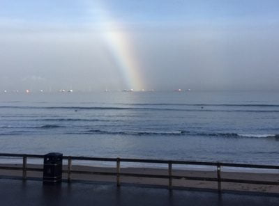 Rainbow over the North Sea