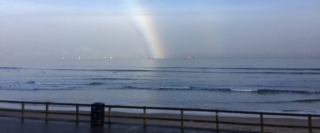 Rainbow over the North Sea