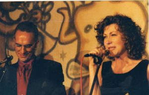 Me and Glenn Carmichael, Bristol Poetry Slams 1996